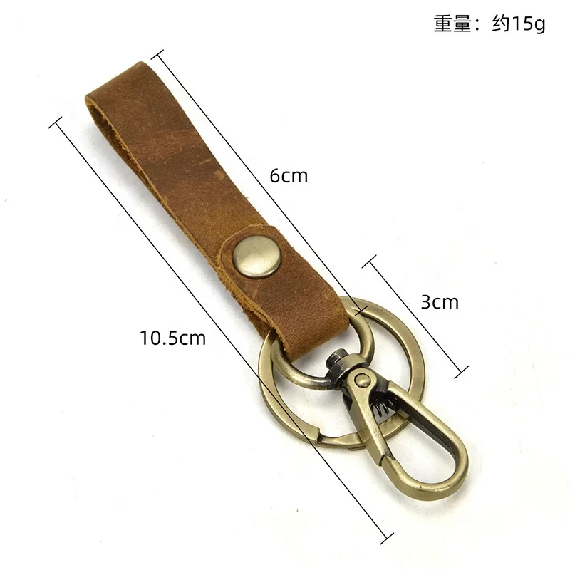 Car PU Genuine Leather Key Chains Heart Tassel Sublimation Keychain Luxury Blanks Circle Key Rings With Logo