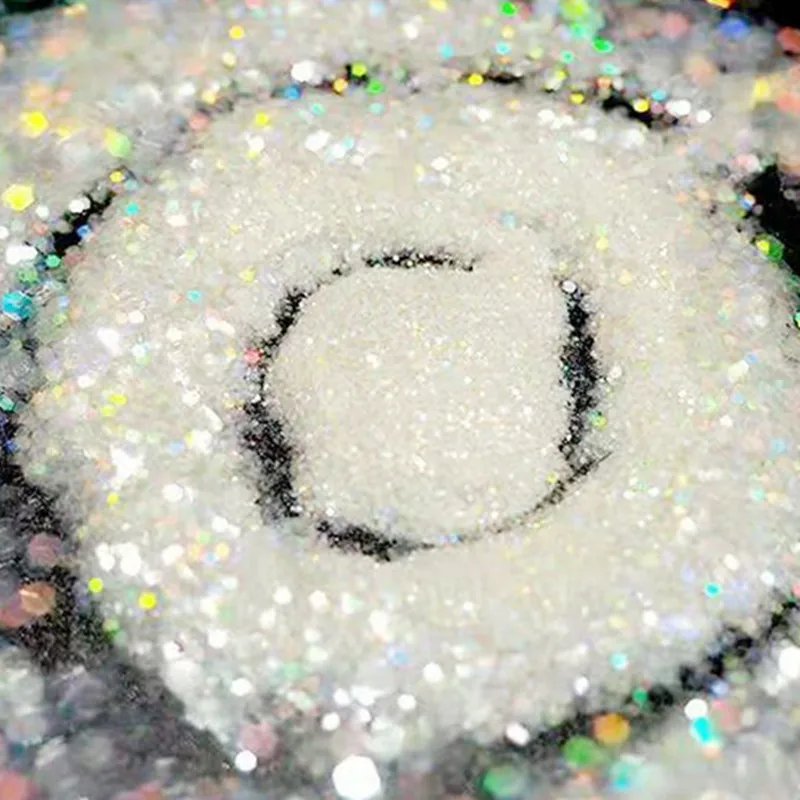 Iridescent Purple Glitter Pastel colors Non-toxic Polyester Material Mix Chunky Sizes for Arts Crafts Decorations