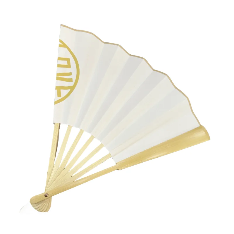 2023 new product promotional gift best price custom handheld bamboo fans for wedding