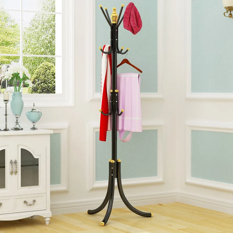 Hot selling High Quality matel Coat Rack tree steel storage hanging stand for clothes floor hanger for bedroom