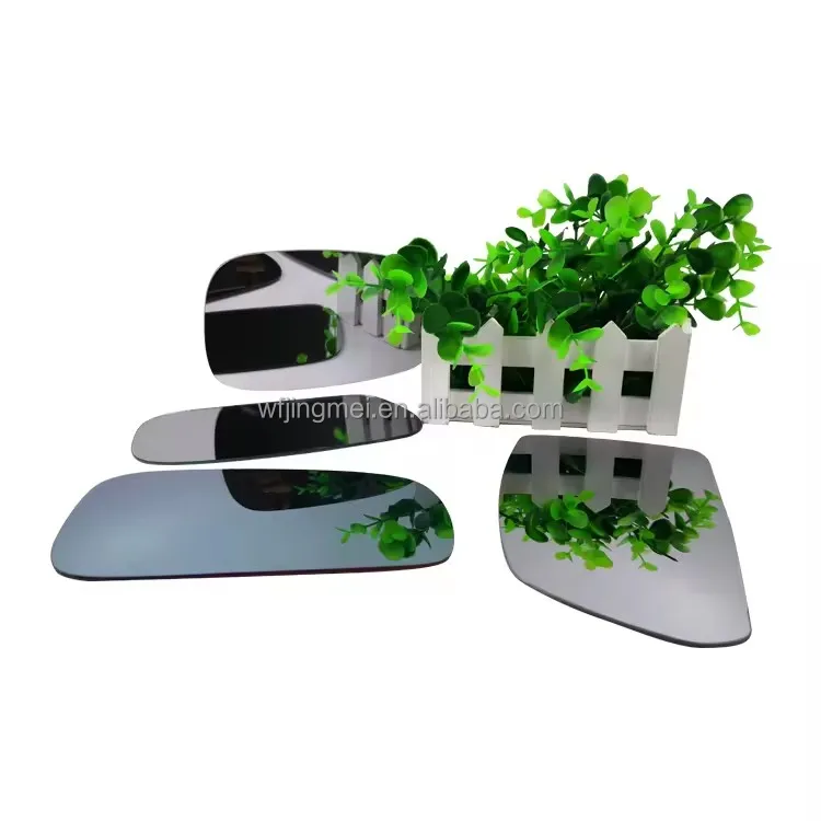 Hot selling custom 230*410mm 200*400mm convex mirror glass & concave glass flat