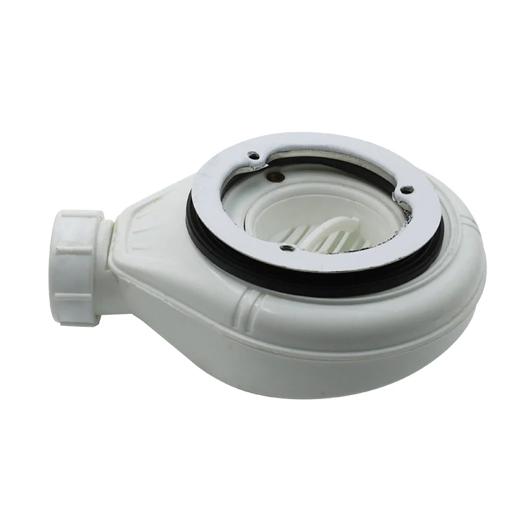 GUIDA 712196 siphon round shower drain with outlet 42mm for shower tray drainer