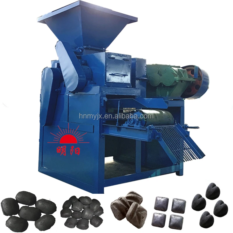 Automatic Coconut Shell New High Capacity Wood Sawdust Coal Ball Charcoal Briquette Press Machine
