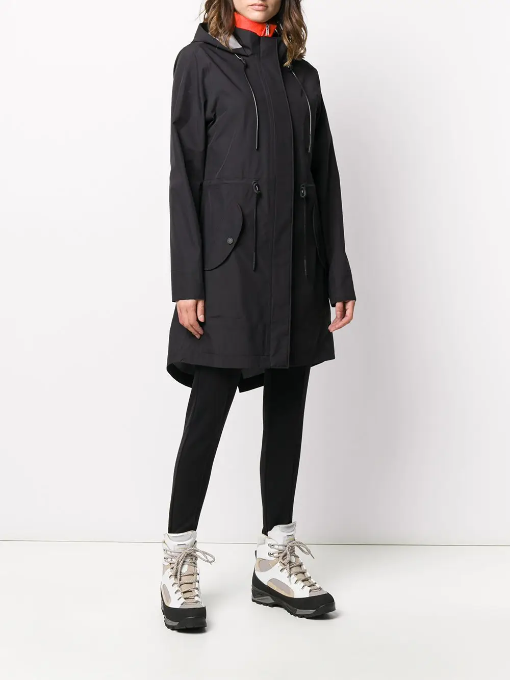 custom logo ladies winter waterproof sport 2021 2022 new season fashionable black PU rain coat windbreaker jacket for women