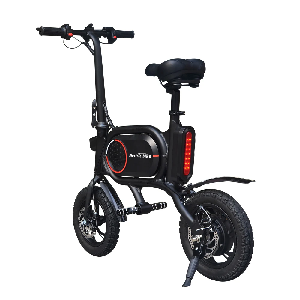 Europe Eu Warehouse Free Dropship Popular folding 12 Inch City Bike Smart Electric Power Bicycle  350w  Electric Bike