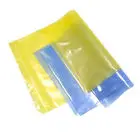 New Product Supplier Plastic Anti-Static Yellow Blue Plastic Wrapping Bag Custom Transparent Flat Vci Anti Rust Packaging Bag