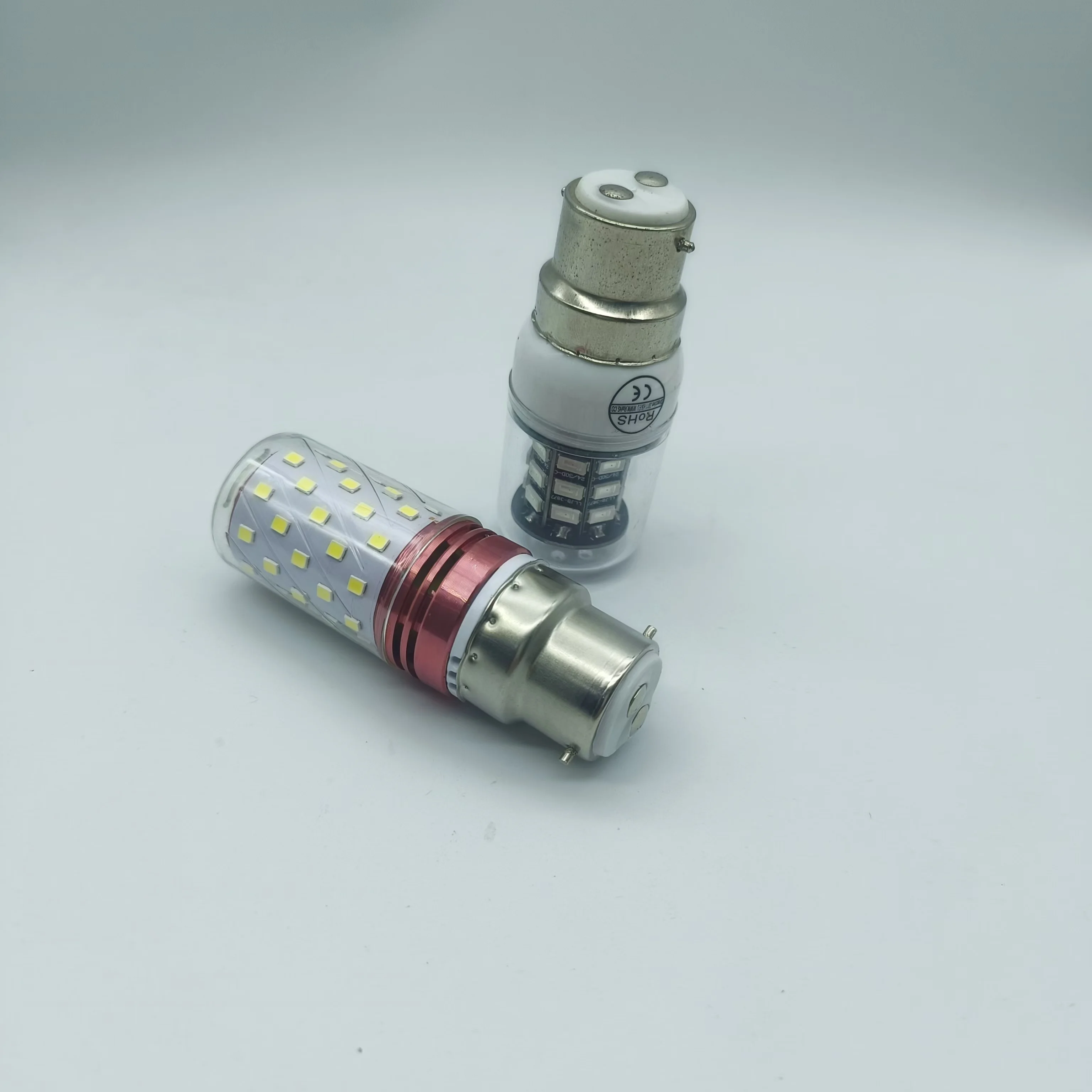 12V 24V 48V 85V LED Light Bulbs E14 E12 B22 E26 E27 B15  Red Green White Warm White 5W LED Corn Bulbs for Boat Machine Party