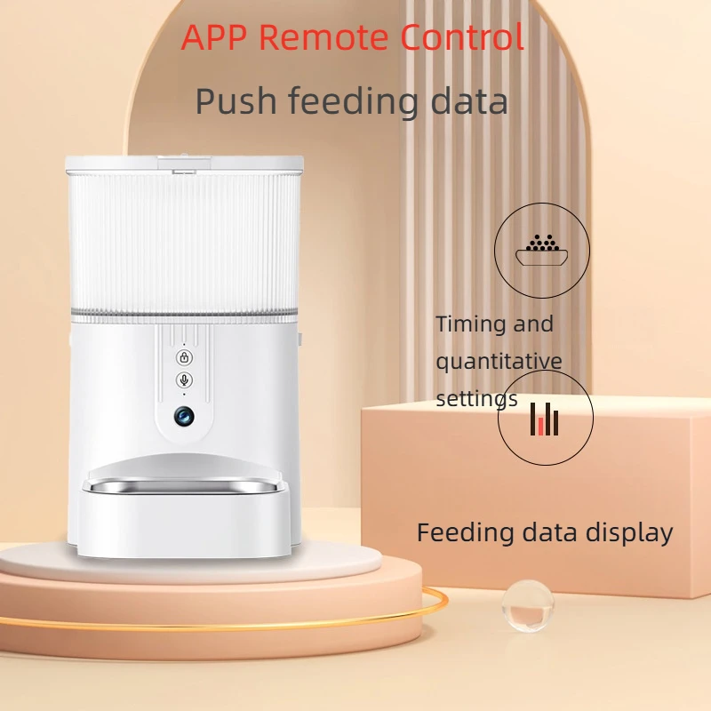 3L Wifi Remote App Control Automatic Dog Feeder Pet Smart Food Timing Dispenser Voice Video Supplies