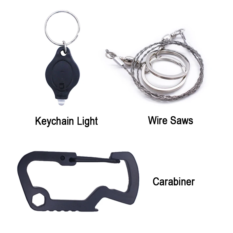 
Waterproof Multitool Adventures Military Survival Kit Hiking and Camping 