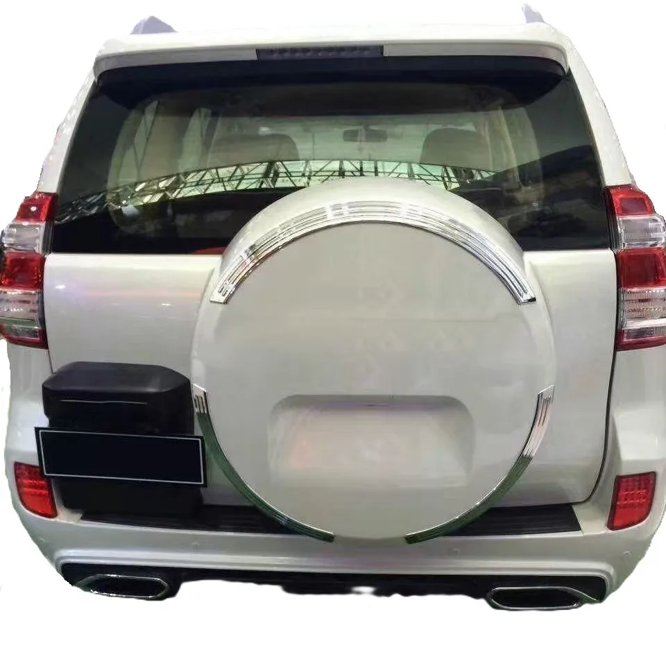 Sports Design Exterior Accessory Wheel Tire Cover New Spare Tire Cover For TOYOTA Land Cruiser Prado 2010-2019 Made Plastic