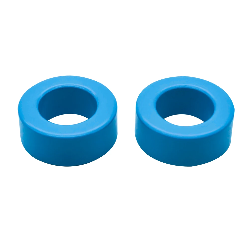 YBX Sales Anti-interference Cores Blue Round Hole Ferrite Ring 10MHZ-60MHZ Frequency Filtering  For Cable