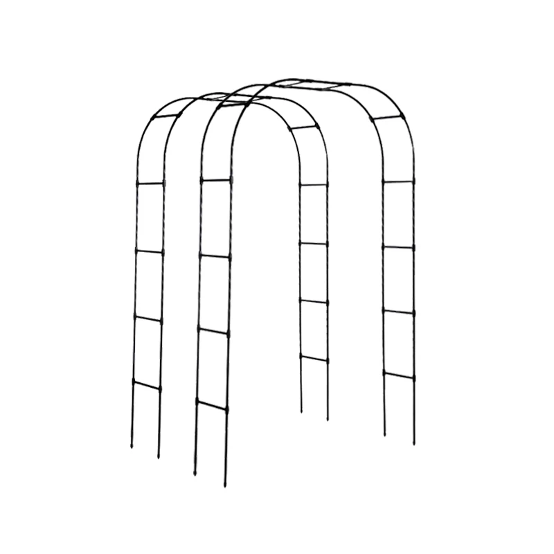 European Arch Flower Frame Best Selling Outdoor Simple Design   Plastic Garden Arch for Climbing Plants