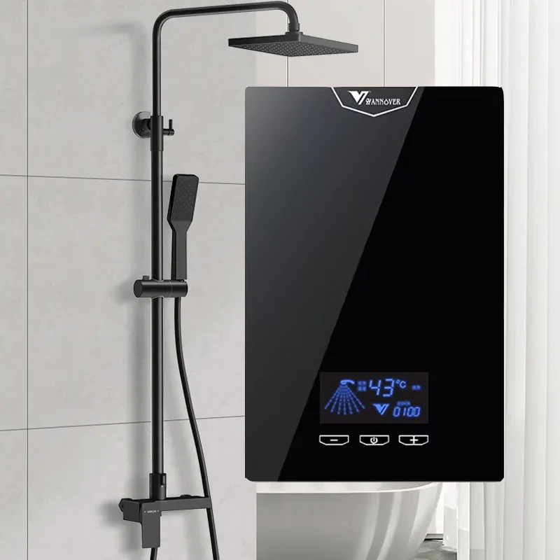Home Hotel Smart Shower Bath Quick Electric Instant Thermostatic Tank less Geyser Tankless Hot Water Heaters Electr For House