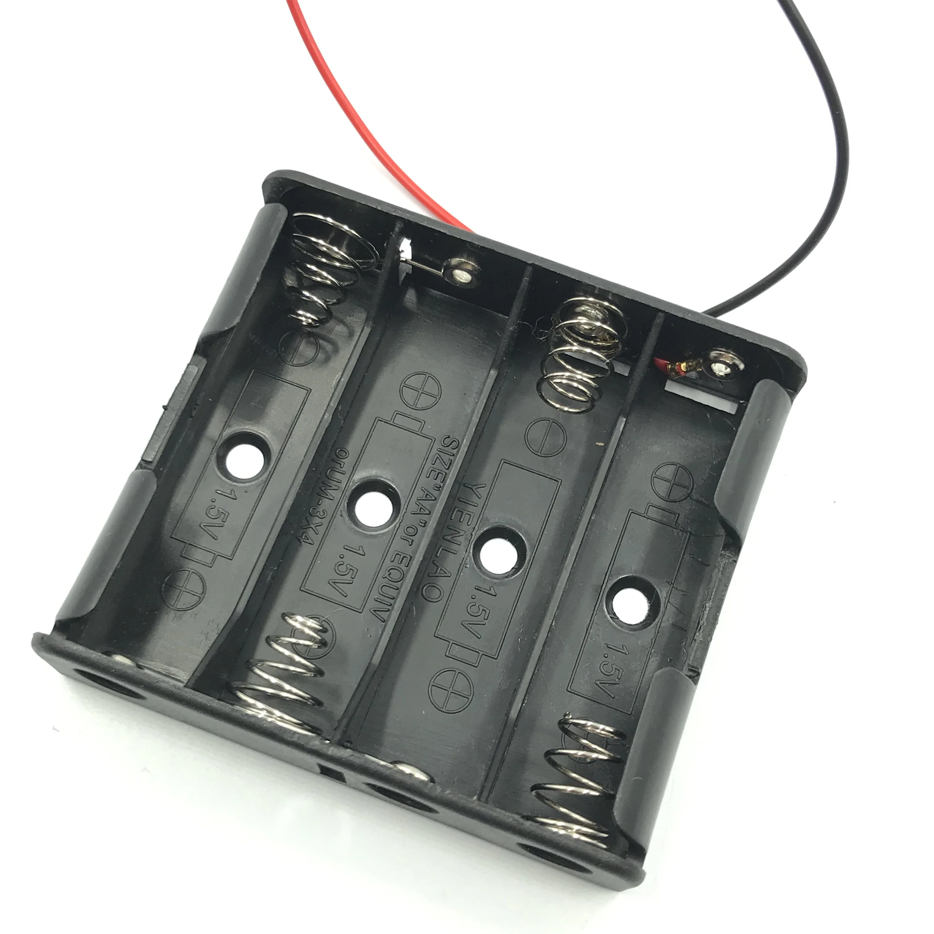  OEM/ODM 4 ячейки 1 5 V AA 4AA батарея держатель коробка для Arduino пластиковый
