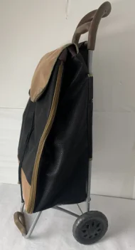 2 wheels high quality shopping trolley promotional foldable shopping cart