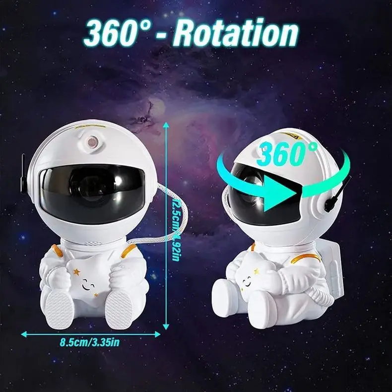 Factory Original Astronaut Projector Lamp Star Starry Sky Laser Nebula Night Light Projector Kids Spaceman Led Projection Light