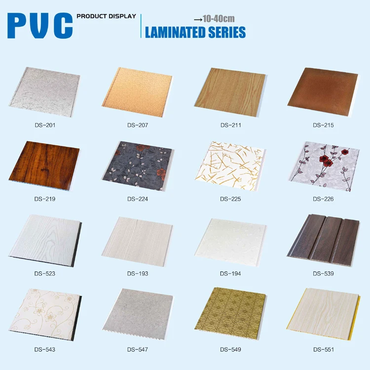 Manufacture Direct Sale Lamination Surface PVC Ceiling Tiles for Modern House