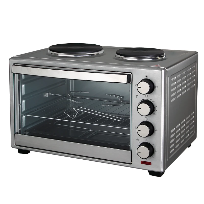 38L electric oven with 2 hot plates