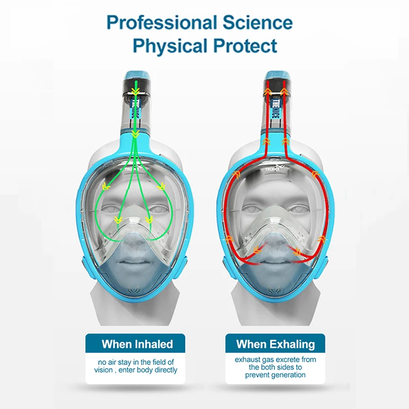 mascara de snorkel wholesale water paly swimming mask snorkel diving equipment