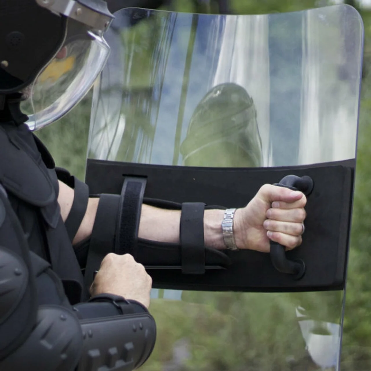 High Quality Polycarbonate Security Guard Control Shield Protective Shield