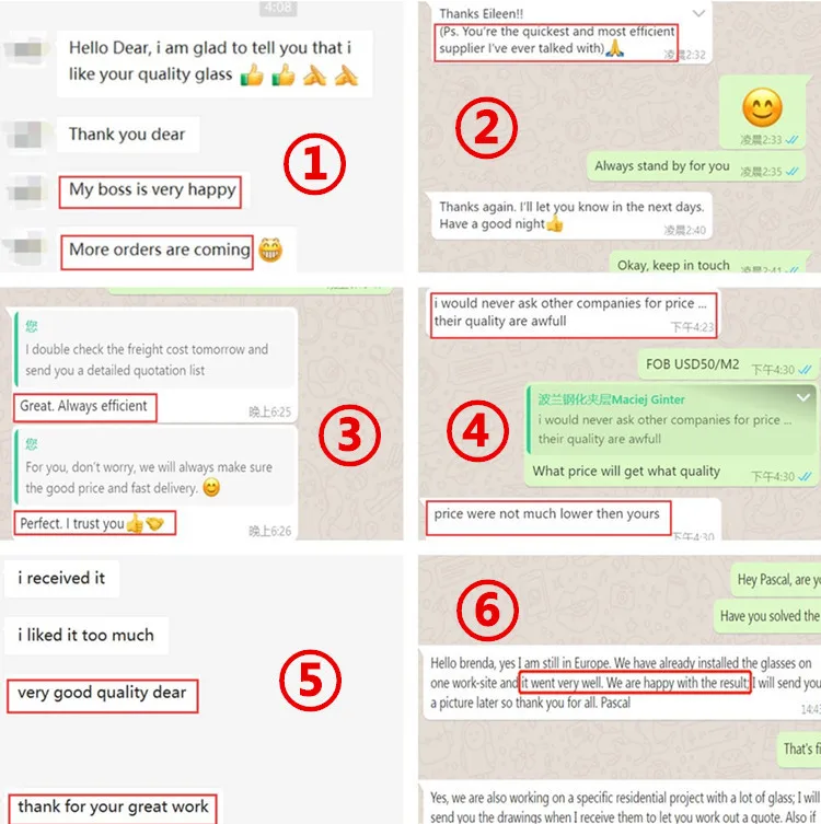 Flat and curved custom tempered laminated glass with PVB SGP EVA thick 4+4mm 5+5mm 6+6mm 8+8mm 10+10mm 12+12mm