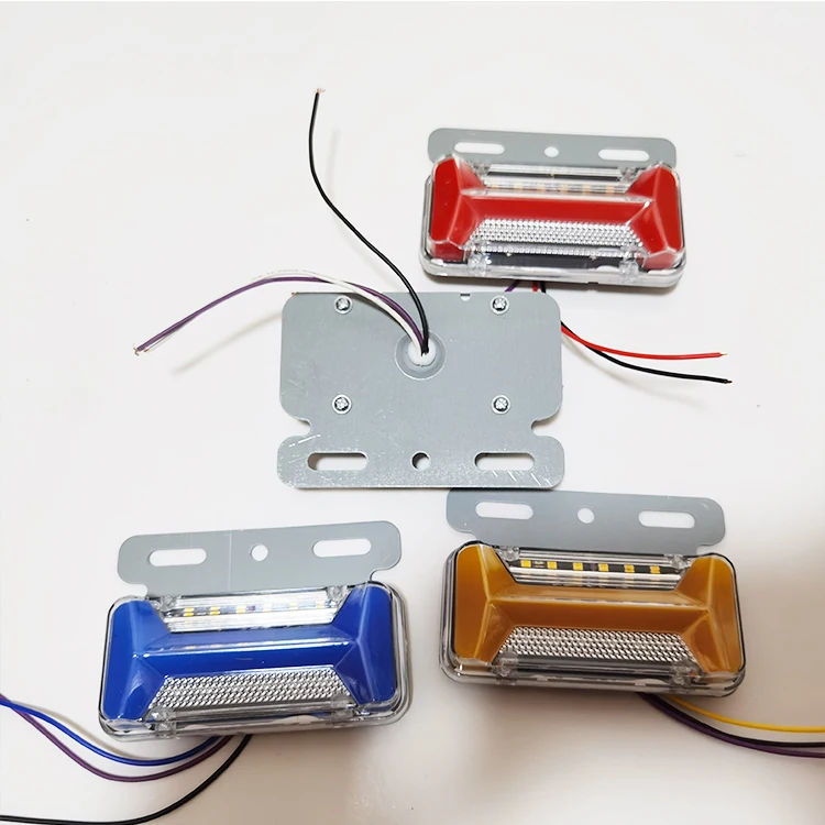 China Manufacturer Wholesale General Purpose Truck Waterproof Five Colors 12V 24V LED Side Lamp