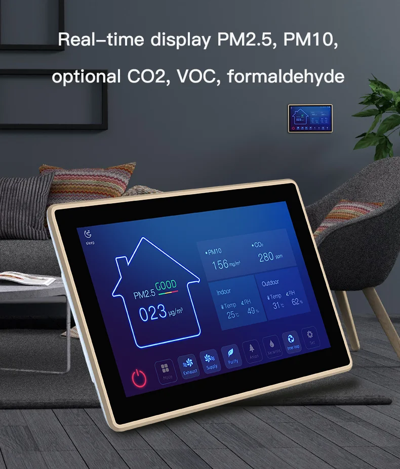 WIFI Tuya RS485 Modbus Ventilation Controller WIFI Fresh Air Ventilation System Controller