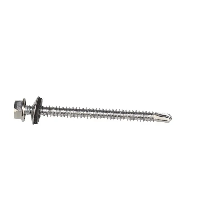 Solar Rails Fasteners Hex Head Self Tapping Wood Screw For Metal or tile roof solar mounting system