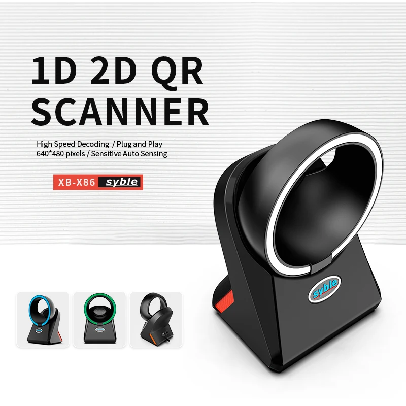 1D 2D Desktop Scanner For Supermarket and POS