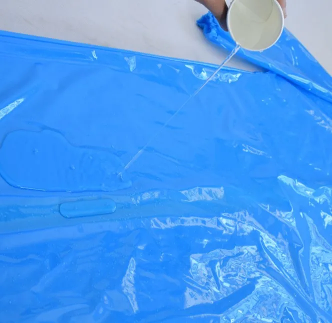 Factory wholesale fish cut long sleeve protective PPE yellow plastic TPU gown