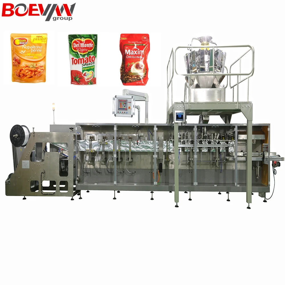 Автоматическая упаковочная машина дой-Пак на молнии для наполнения и уплотнения