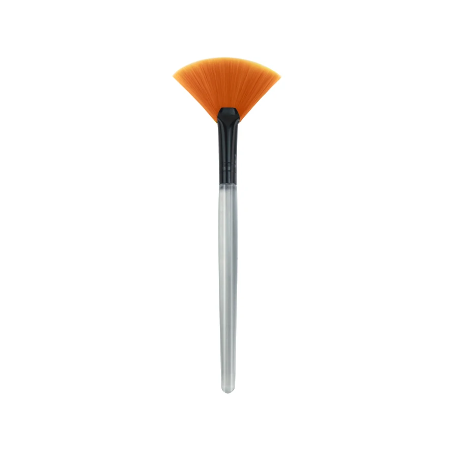 Eyelash Extension cleaning fan brush Peel Glycolic Mask Makeup Fan Paint Brush Facial Fan Brush