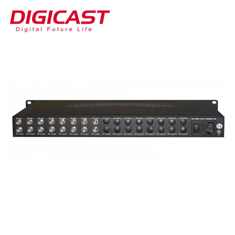 Продвижение 8 каналов IRD ТВ цифровой приемник декодер DVB-S/S2/T/T2 RF DVB к IP Шлюз приемник