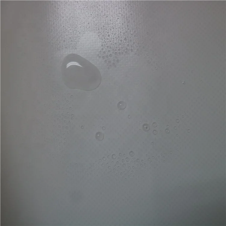 100% Polyester PVC Membrane Structure Fabric Coated Panama Tarpaulin Woven Dyed Plain Pattern