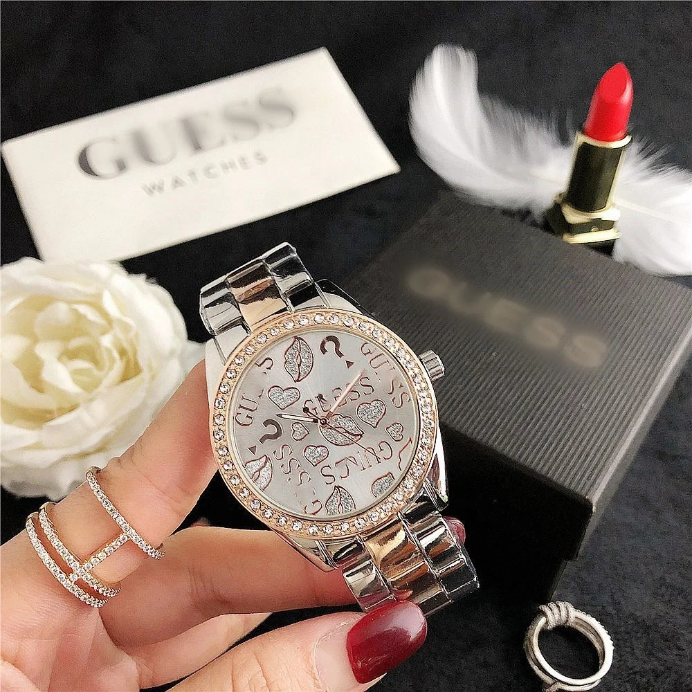 Famous Brand Designer Stainless Steel Vintage Waterproof Ladies Casual Watch Diamond Quartz Watches for Women Gift