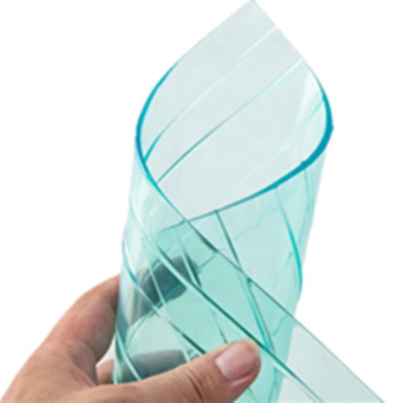 Manufacturer soft Normal and low temperature transparent color PVC ribbed strip curtain