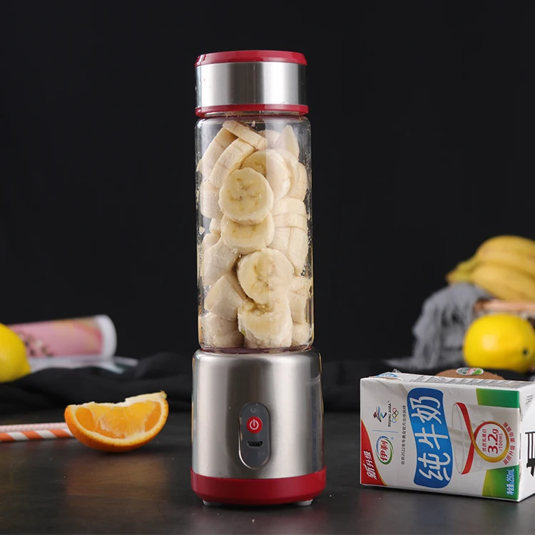 New Arrival Products Stainless Steel Rechargeable Usb Blender Mini Fruit Juicer
