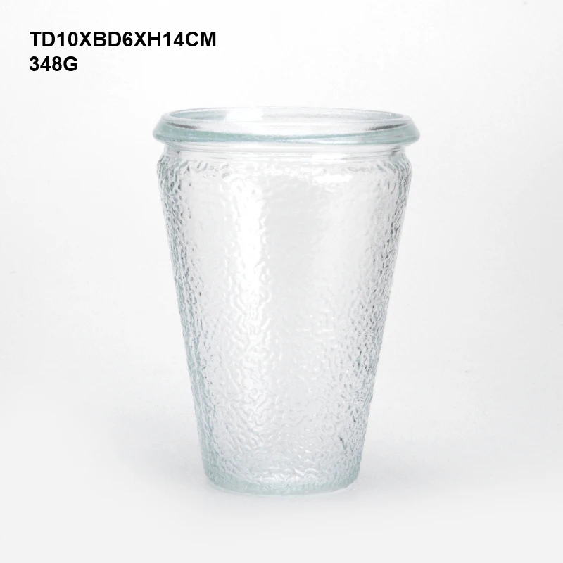 Стеклянная декоративная цветная прозрачная стеклянная ваза для цветов/стеклянные вазы для украшения дома