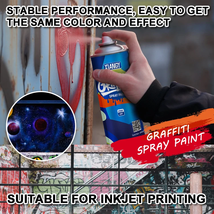 High Quality Fast Dry Durable Acrylic Aerosol Graffiti Spray Paint