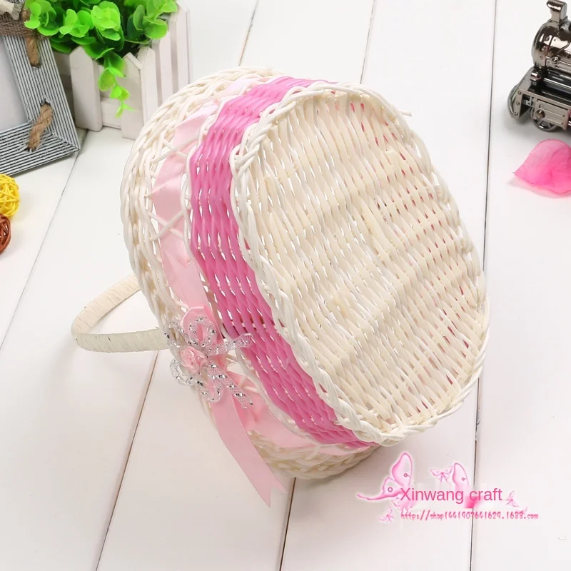  Flower Arrangement Basket Straw Wicker HangingFlower Rattan wicker