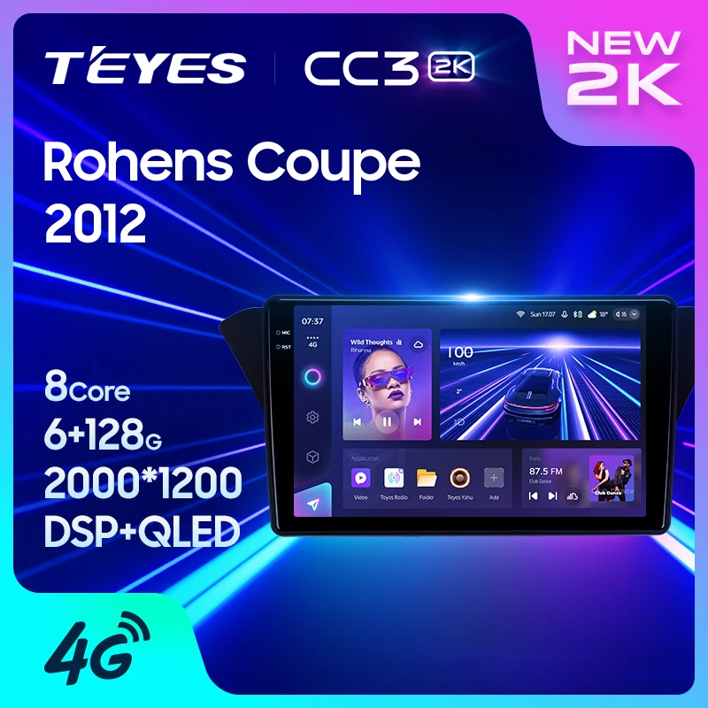 Автомобильный DVD-плеер для Hyundai Rohens Coupe 2012 9 дюймов
