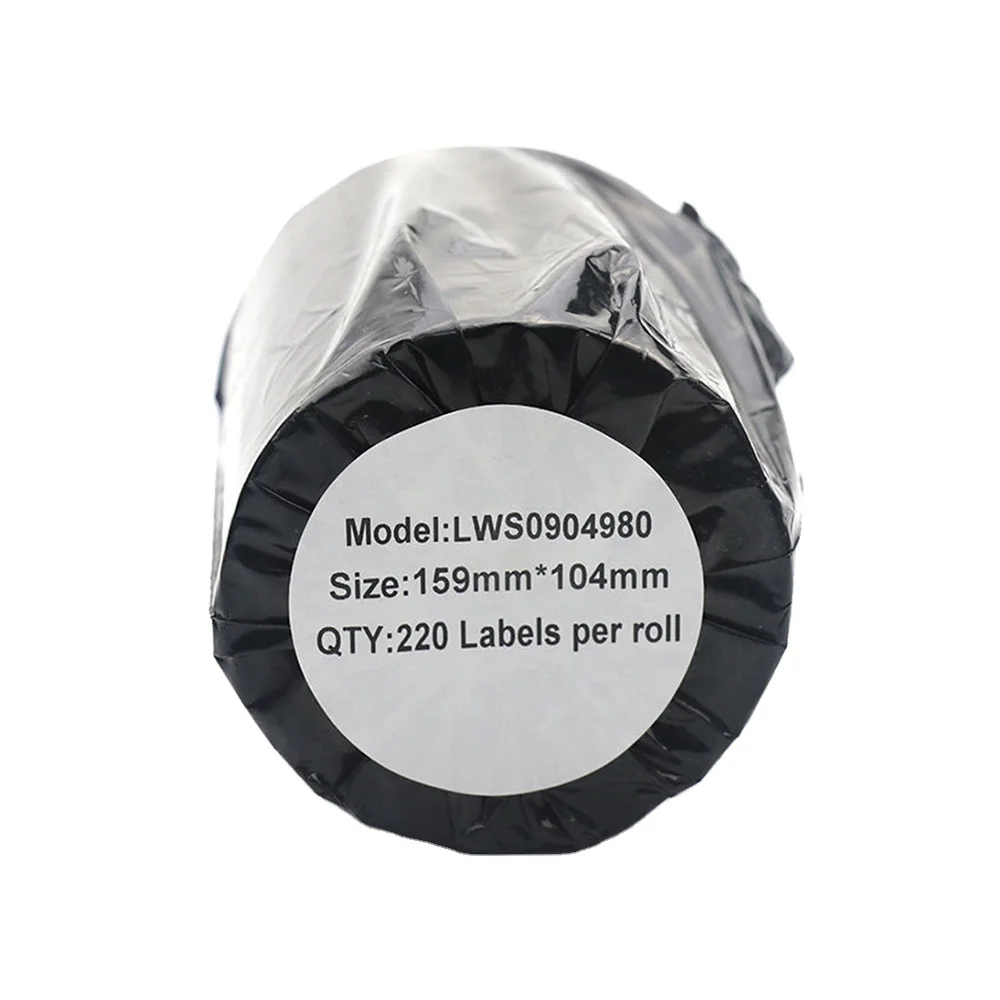 INK-POWER Compatible 4XL S0904980 4XL/S0904980 Black on White Self Adhesive Thermal Paper Label Roll for DYMO Printer