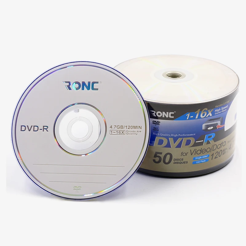 Пустой DVD R производители 4 7 ГБ 120 мин 1-16X листовой пластик для струйной печати