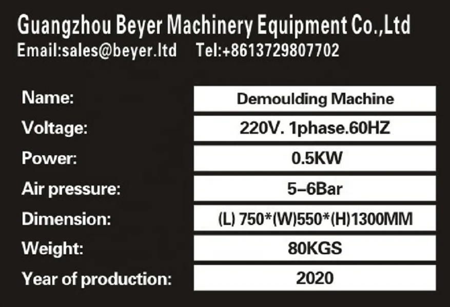 Lipstick Mold releasing Machine demoulding machine for Sale