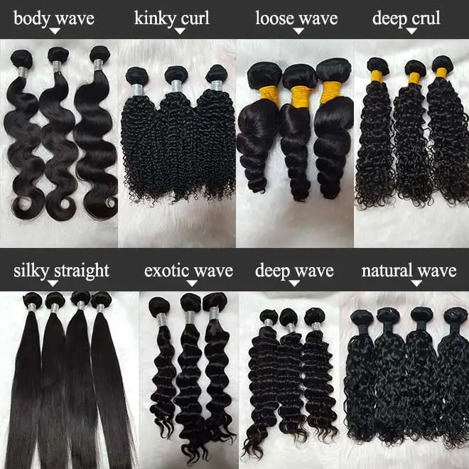 Hot sell 100% cuticle aligned hair virgin human hair bundles with a lace closure