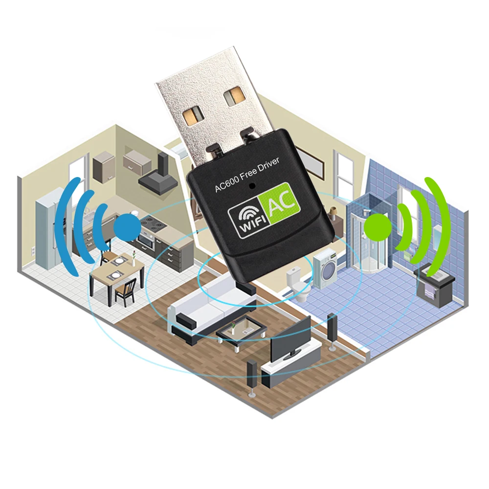  Lyngou LG597 беспроводной сетевой адаптер приемник с внутренней антенной WiFi USB для настольного ноутбука