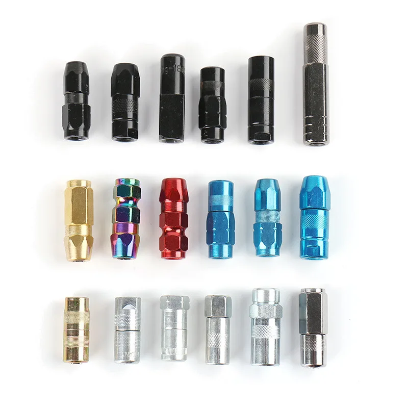 Factory direct supply of butter gun head flat head grease nozzle flat mouth tip butter gun head hose hard pipe accessories