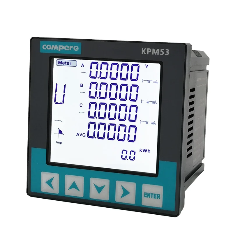  Класс 0.5S ЖК дистанционным снятием показаний с протоколом MODBUS RTU ptz-камеры RS485 Смарт ваттметр цифровой измеритель