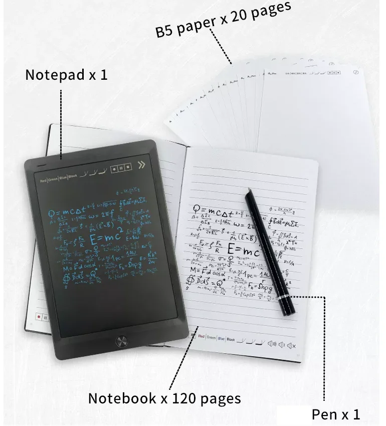 Wifi Smart Writing Pen A5 Notebook Gift Set Ble tooth Dot matrix Digital Writing Pen Synchronization Electronic Stylus Pen Set