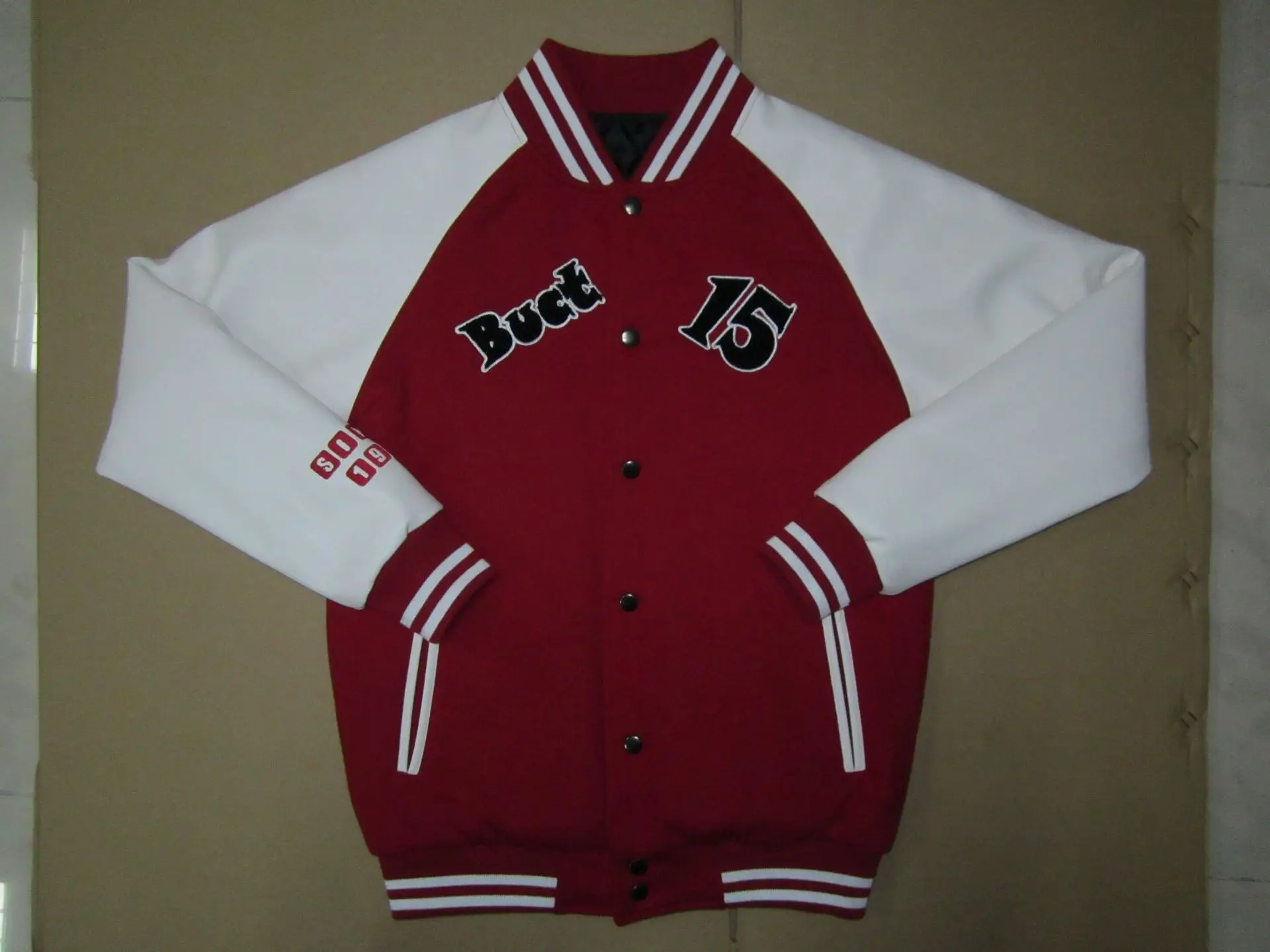 Custom jackets Embroidery Patched Logo Letterman Varsity Men Baseball Jackets With Leather